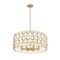 Z-Lite Harden Pendant, 8-Light, 26.25 In.W x 11.75 In.H, Modern Gold/White 1948P26-MGLD - alternate 6